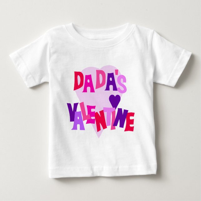 Camiseta Para Bebê Namorados de Dada (Frente)