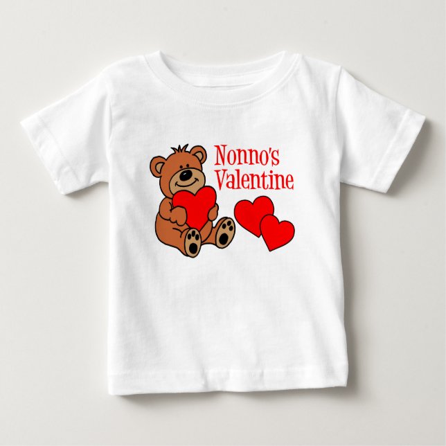 Camiseta Para Bebê Namorados de Nonno (Frente)