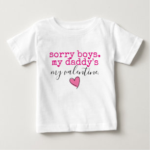 Camiseta Para Bebê namorados do pai