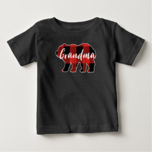 Camiseta Para Bebê Namorados Familiar Correspondente à Xadrez de Buf