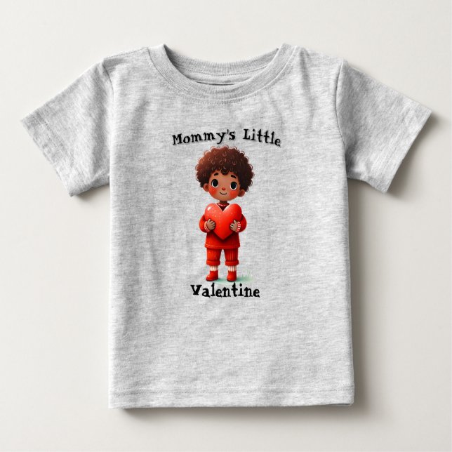 Camiseta Para Bebê Namorados mamãe (Frente)