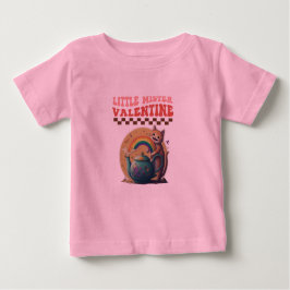 Camiseta Para Bebê namorados mestre sorrindo bule arco-íris