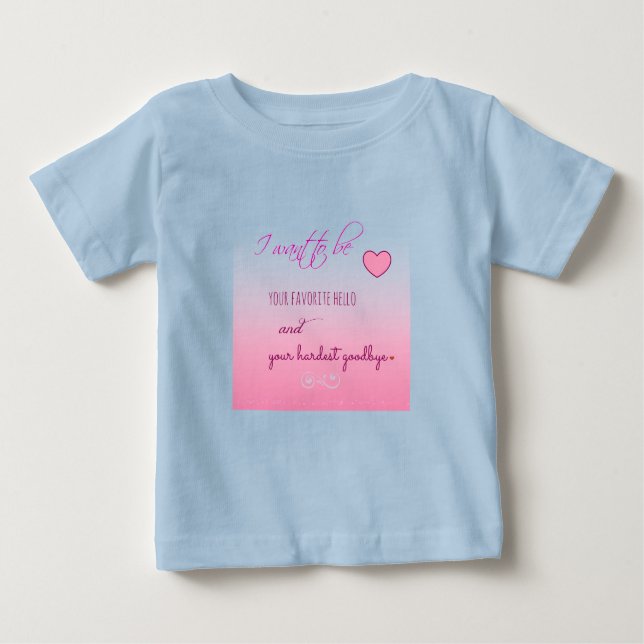 Camiseta Para Bebê namorados Toddler T-Shirt "Favorite" (Frente)