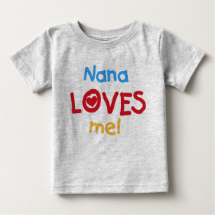 Camiseta Para Bebê Nana ama-me
