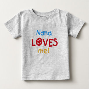 Camiseta Para Bebê Nana ama-me