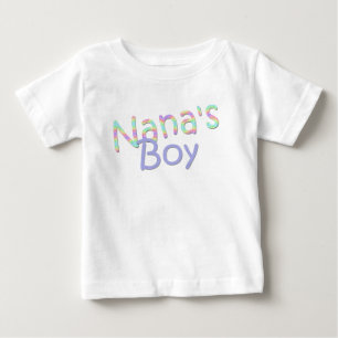 Camiseta Para Bebê Nana's Boy Shirt
