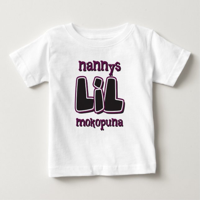 Camiseta Para Bebê Nannys LIL Mokopuna (Frente)