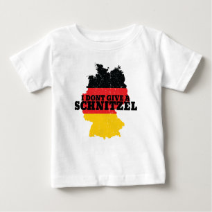 Camiseta Para Bebê Não dê a Schnitzel Oktoberfest Alemanha bandeira