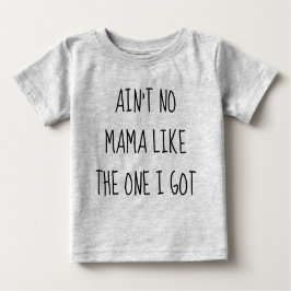 Camiseta Para Bebê Não é nenhum Mama Bebê T-shirt