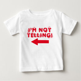 Camiseta Para Bebê "Não estou contando!" Camiseta bebê
