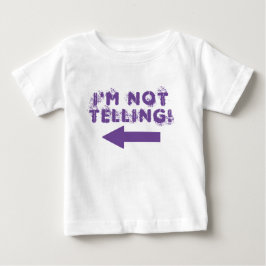 Camiseta Para Bebê "Não estou contando!" Camiseta bebê