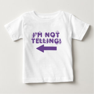 Camiseta Para Bebê "Não estou contando!" Camiseta bebê