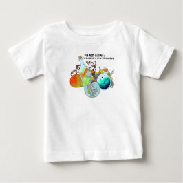 Camiseta Para Bebê Não estou me escondendo; estou me misturando em en