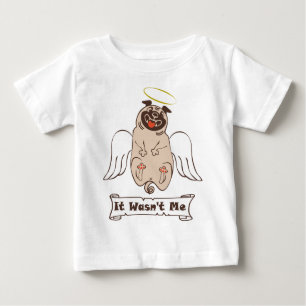Camiseta Para Bebê Não foi uma citação engraçada do meu anjo