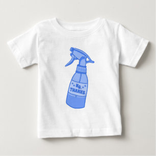 Camiseta Para Bebê Não, Obrigado. Humor Sassy de Garrafa de Spray