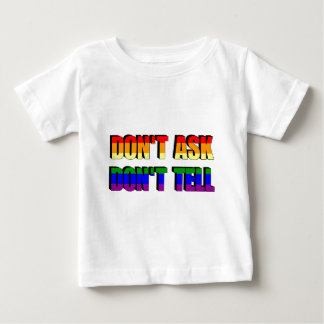 Camiseta Para Bebê Não Pergunte, Não Conte