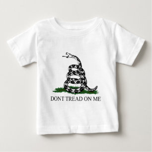 Camiseta Para Bebê Não pise em mim