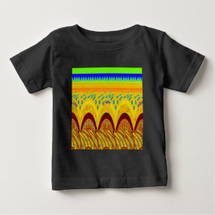 Camiseta Para Bebê Não se preocupe, seja Impressão de arte feliz