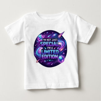 Camiseta Para Bebê Não Sou Apenas Especial, Sou Uma Edição Limitada 
