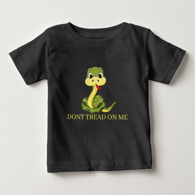 Camiseta Para Bebê NÃO TENHA TREAD EM MIM, Gadsden Cobra (Frente)