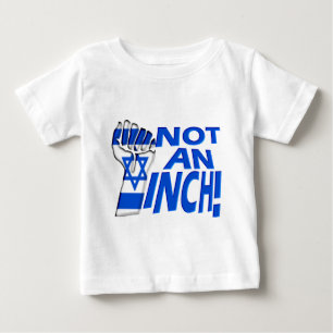 Camiseta Para Bebê Não uma polegada