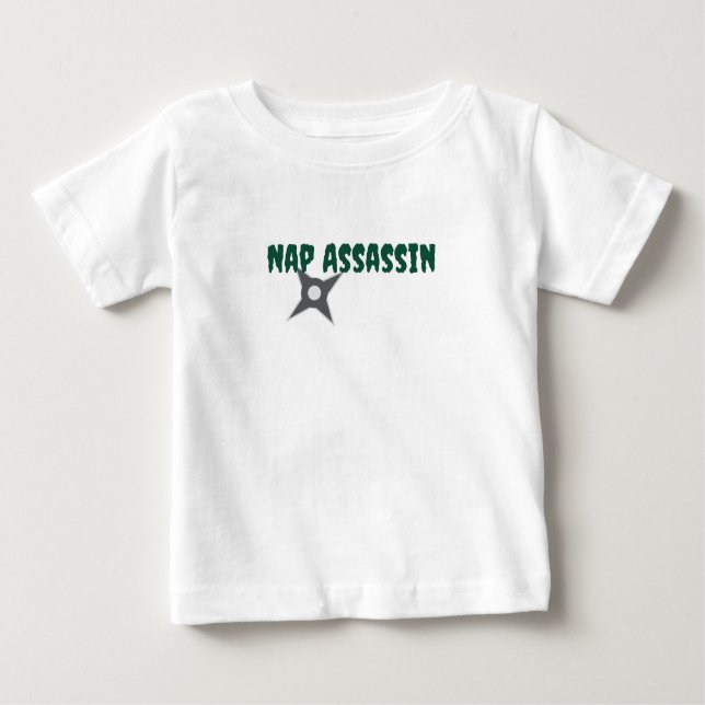 Camiseta Para Bebê Nap Assassin Baby T-Shirt (Frente)
