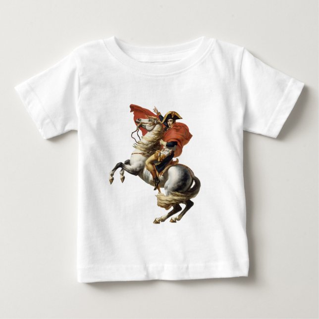 Camiseta Para Bebê Napoleon Bonaparte 1800 (Frente)