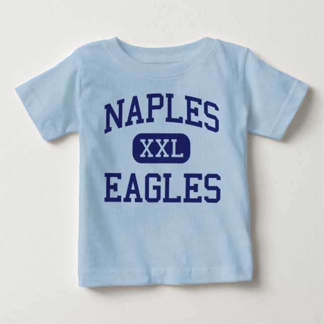 Camiseta Para Bebê Nápoles - Eagles - segundo grau - Nápoles Florida (Frente)