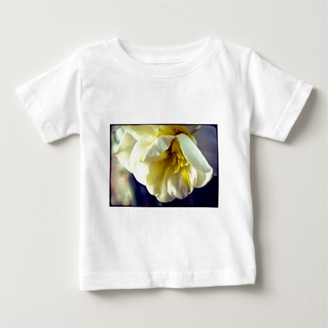Camiseta Para Bebê Narcissus Daffodil (Frente)