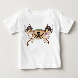 Camiseta Para Bebê Nascer à pilhagem - balanço dos piratas do bebê