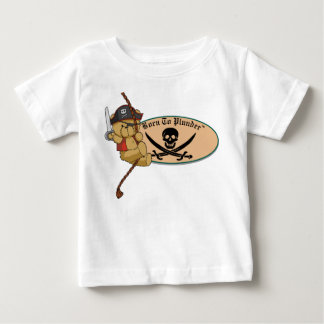 Camiseta Para Bebê Nascer à pilhagem - pirata do urso de ursinho na