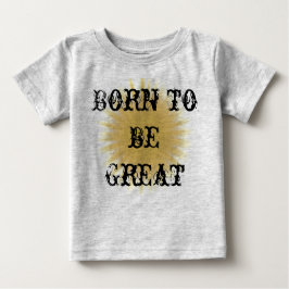 Camiseta Para Bebê Nascer a ser grandes crianças da criança