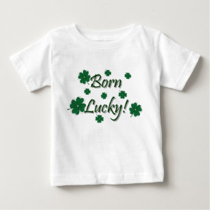 Camiseta Para Bebê Nascer afortunado!
