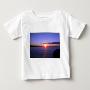 Camiseta Para Bebê Nascer do sol da manhã