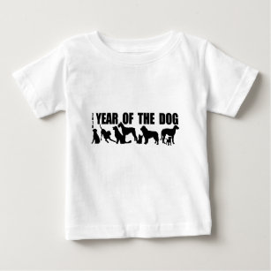 Camiseta Para Bebê Nascer em 2018 Ano do Bebê Cachorro
