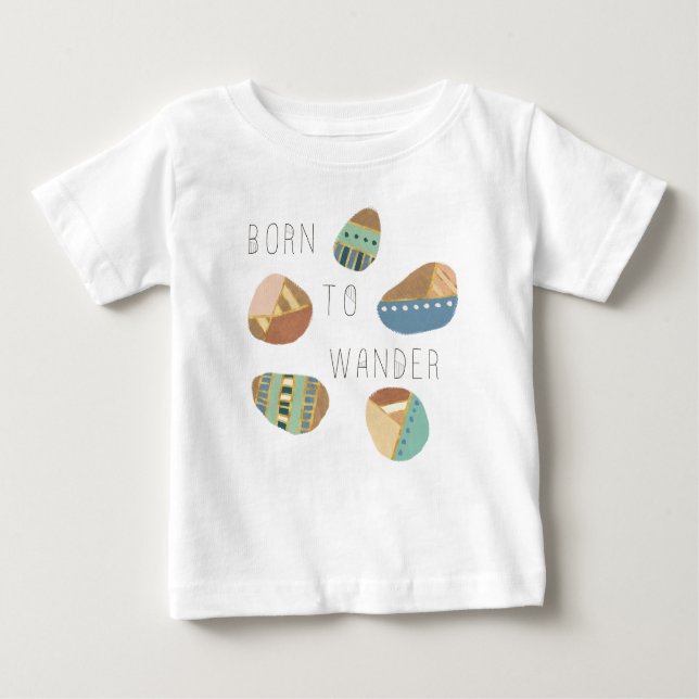 Camiseta Para Bebê Nascer exterior de Geo IX | a vaguear (Frente)