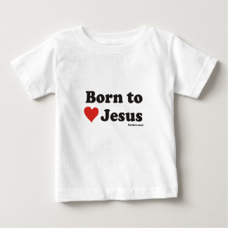 Camiseta Para Bebê Nascer para amar Jesus