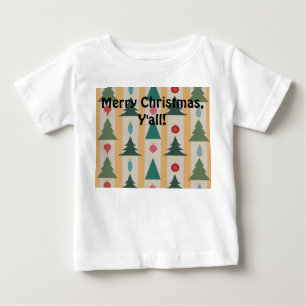 Camiseta Para Bebê Natais vintages