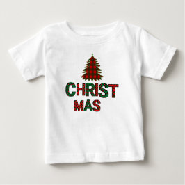 Camiseta Para Bebê Natal