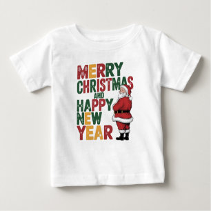 Camiseta Para Bebê Natal