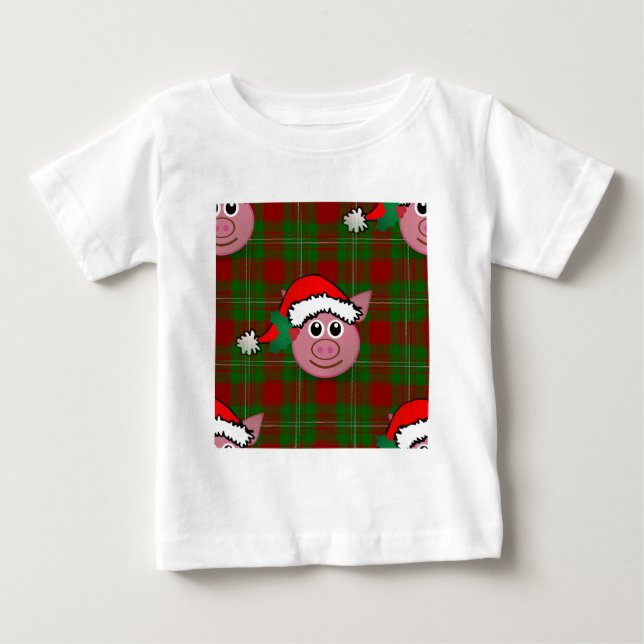 Camiseta Para Bebê natal (Frente)