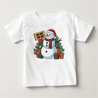 Camiseta Para Bebê Natal