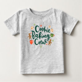 Camiseta Para Bebê Natal Cookie Crew Holiday Baking T Shirt