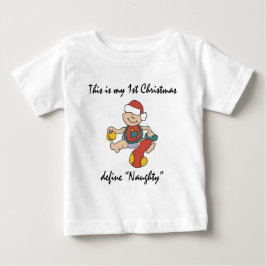 Camiseta Para Bebê Natal de 1rua
