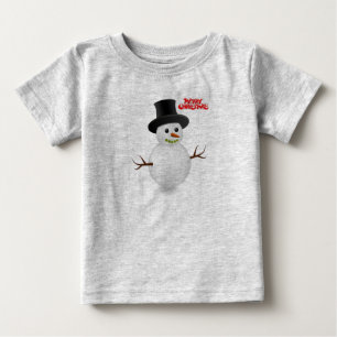 Camiseta Para Bebê Natal do Baby T-Shirt