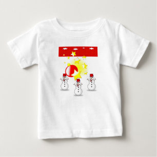 Camiseta Para Bebê Natal do Baby T-Shirt