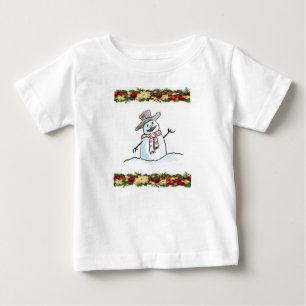 Camiseta Para Bebê Natal do Baby T-Shirt