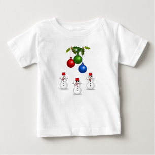 Camiseta Para Bebê Natal do Baby T-Shirt
