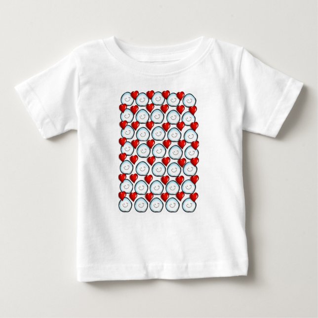 Camiseta Para Bebê Natal do Baby T-Shirt (Frente)