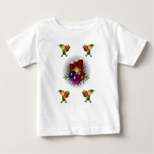 Camiseta Para Bebê Natal do Baby T-Shirt